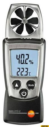 TESTO 410-2, anemometer + teplota + vlhkosť
